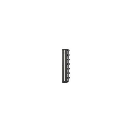Chatsworth Products Cpi EVOLUTION G3 VERTICAL COMBO, CBL MGR, 84"HX6"WX20.2"D, BLACK 35571-703